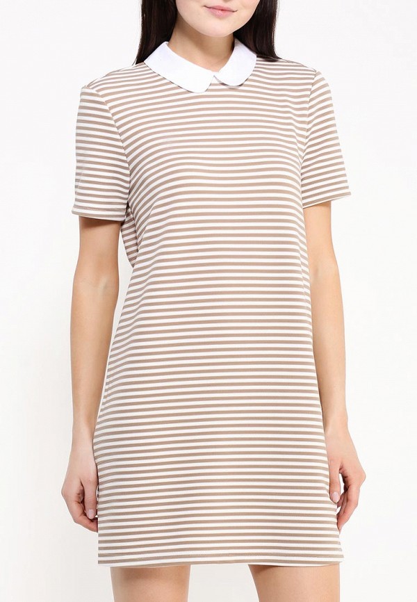 Платье Vero Moda, цвет: бежевый, VE389EWOLY73 — купить в интернет ...