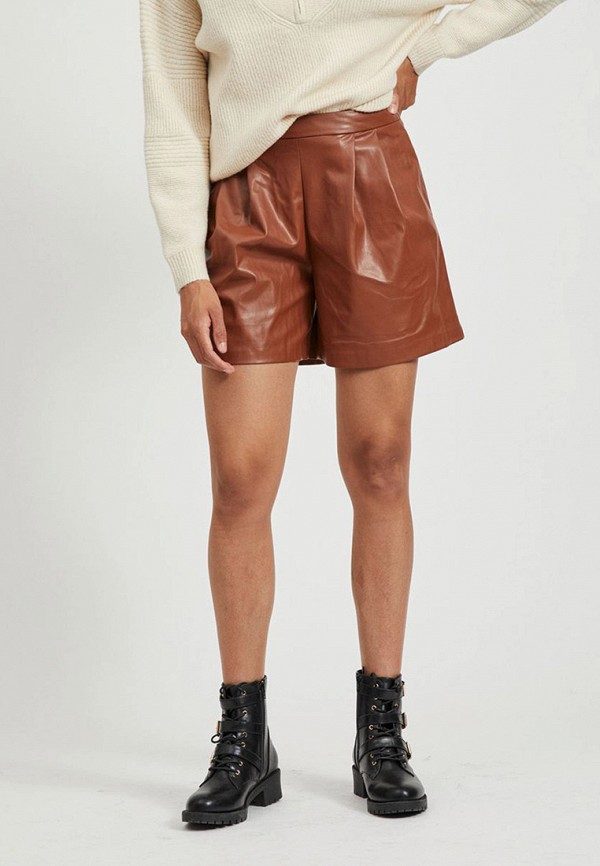 Vila Шорты кожаные - фото 1