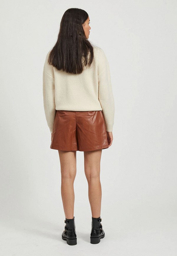 Vila Шорты кожаные - фото 3