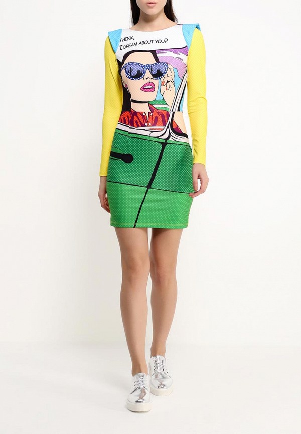 Платье Vika Smolyanitskaya, цвет: мультиколор, VI043EWHZZ98 — купить в ...