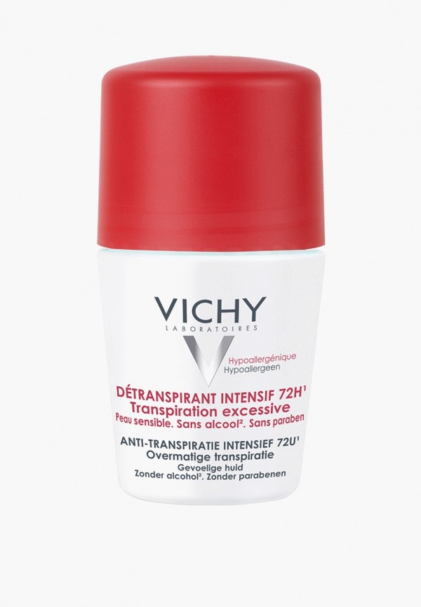 Vichy Дезодорант анти-стресс 72 часа защиты от избыточного потоотделения, 50 мл