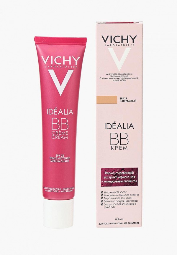 BB-Крем Vichy Idealia натуральный 40 мл, цвет: бежевый, VI055LWTXP59 —  купить в интернет-магазине Lamoda