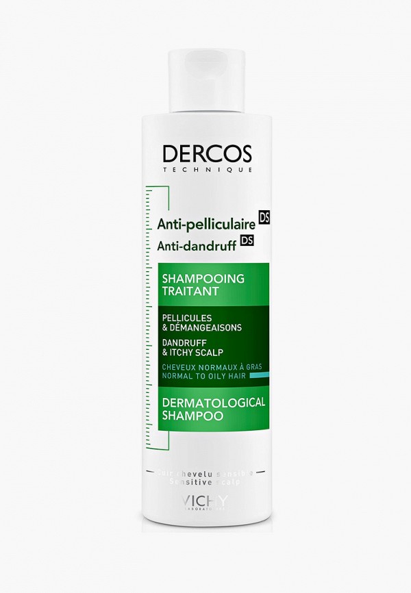 Vichy Шампунь DERCOS интенсивный уход против перхоти для нормальных и жирных волос, 200 мл