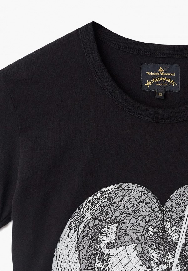 Футболка Vivienne Westwood Anglomania, цвет: черный, VI989EUBYMB3