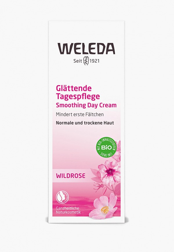 Weleda Крем для лица дневной - розовый разглаживающий, при первых морщинках - фото 2