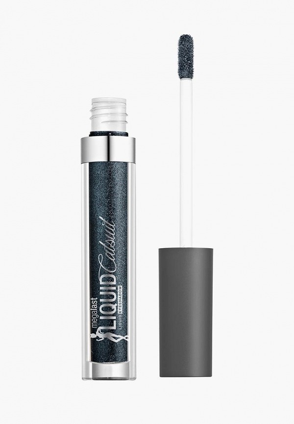 Wet n Wild Тени для век - жидкие, Megalast Liquid Catsuit Metallic Liquid Eyeshadow, gun metal - фото 2