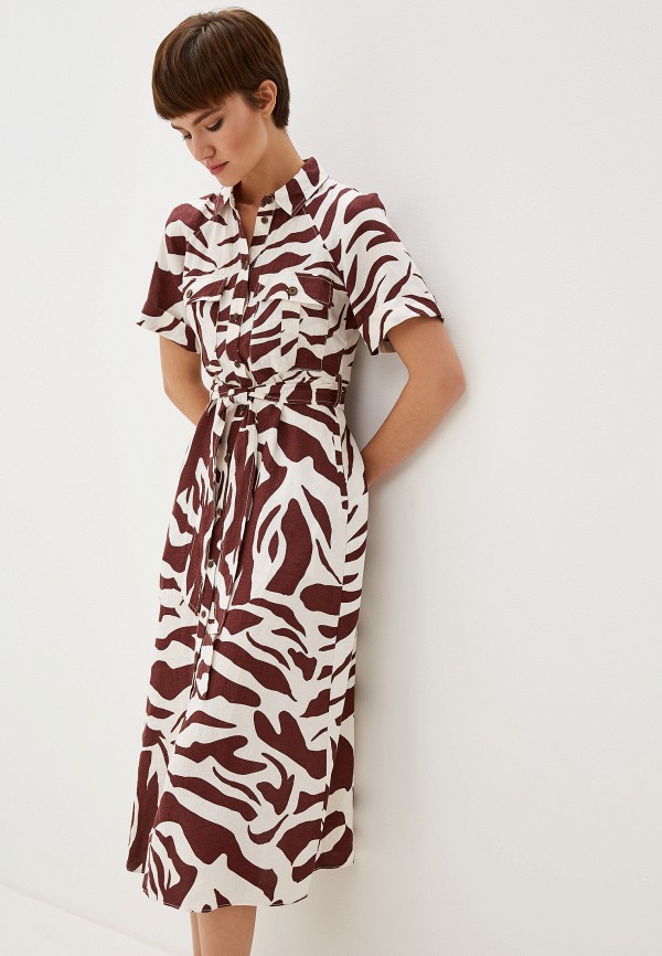Whistles Платье - GRAPHIC ZEBRA SHIRT DRESS - фото 1