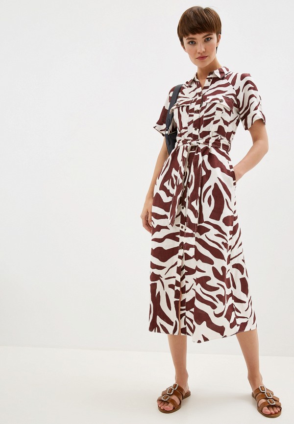 Whistles Платье - GRAPHIC ZEBRA SHIRT DRESS - фото 2