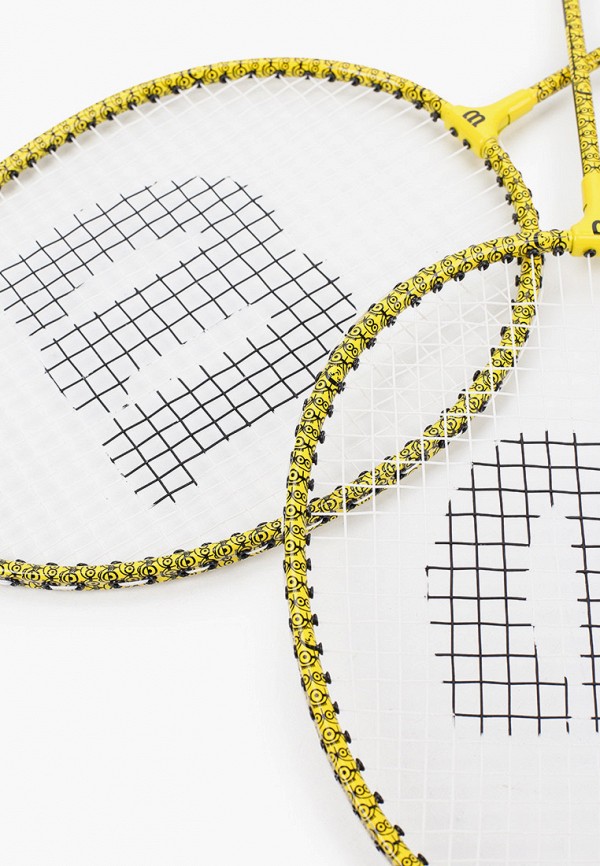 Комплект Wilson MINIONS BADMINTON SET 2, цвет желтый, WI002DUMBDO2