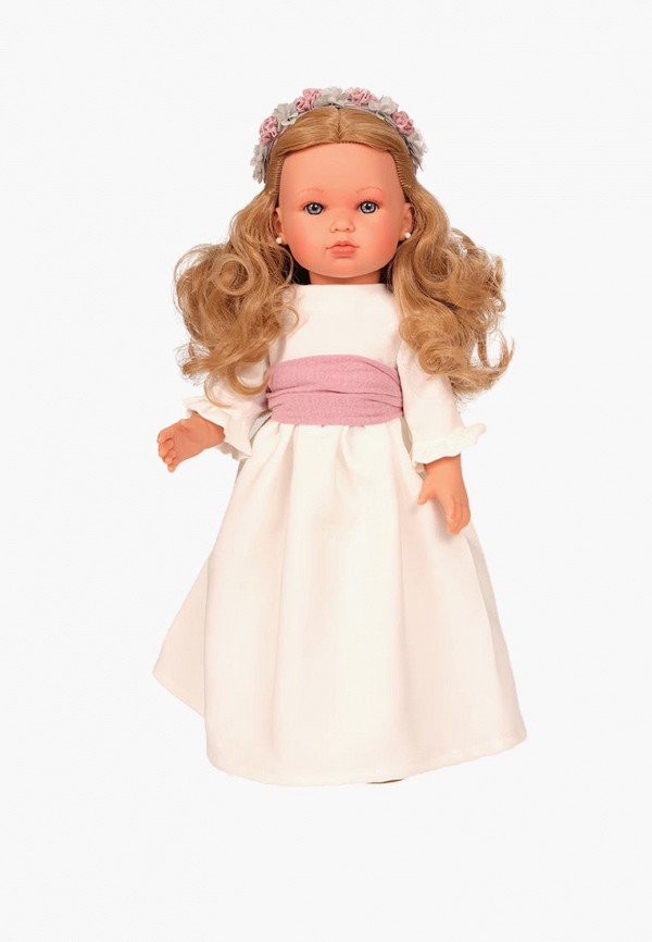 Munecas Dolls Antonio Juan Кукла - Белла Первое причастие, блондинка, 45 см, виниловая - фото 1