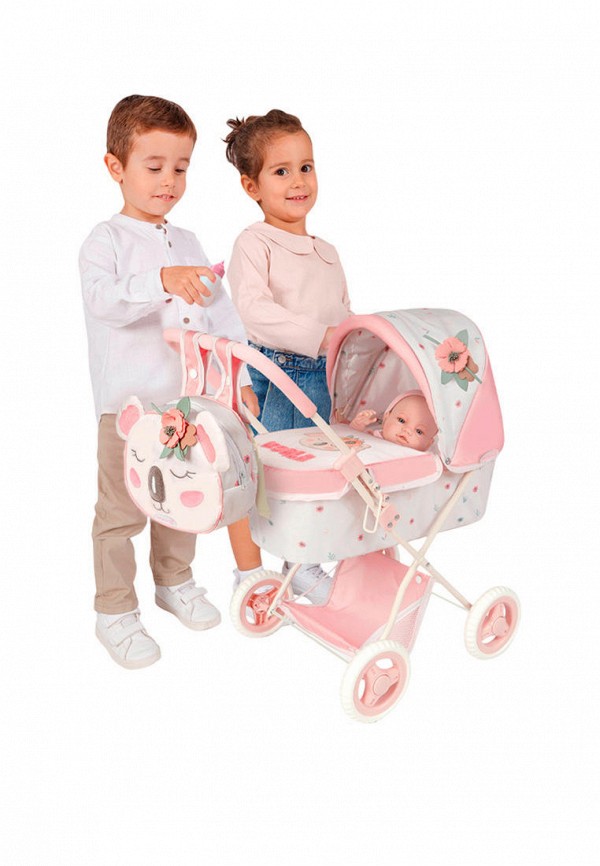 Коляска DeCuevas Toys люлька с сумкой, высота ручки 60 см, серия «Коала ...