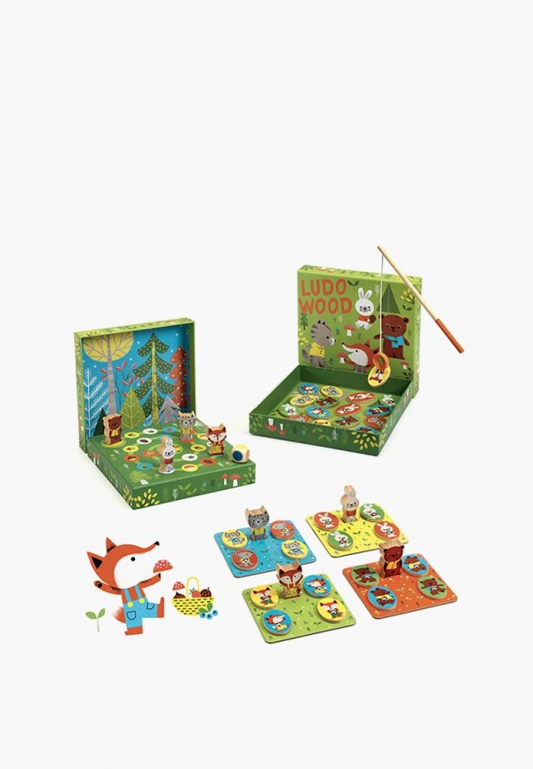 Djeco Игра настольная - Людо Лес 4 в 1 - фото 2