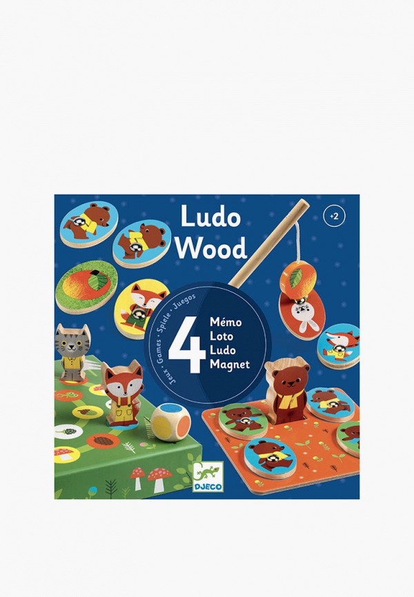 Djeco Игра настольная - Людо Лес 4 в 1 - фото 1