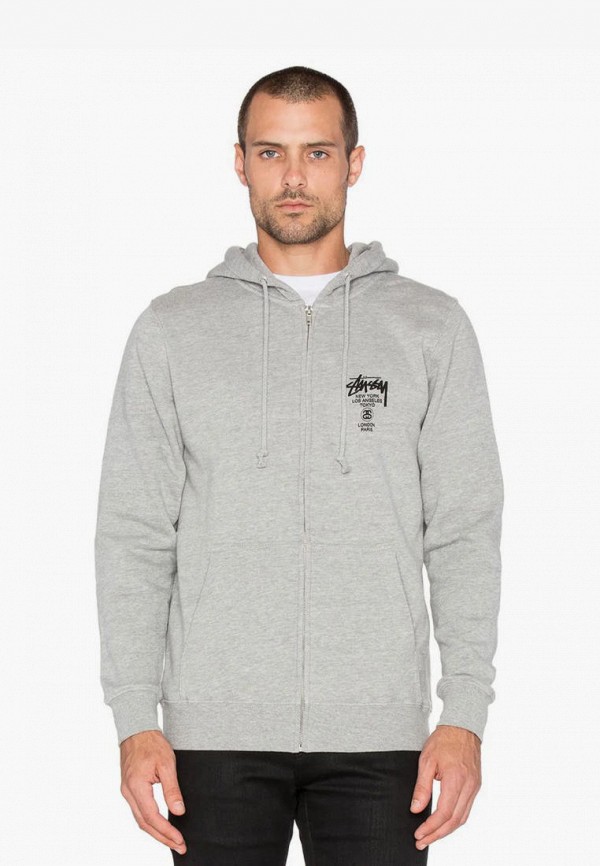 Stussy Толстовка - World Tour Zip Hoodie - фото 1