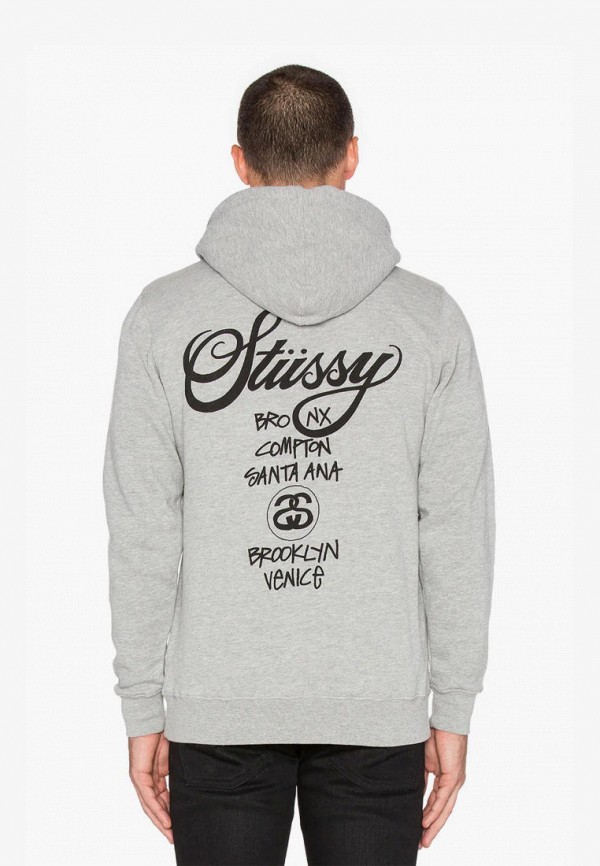 Stussy Толстовка - World Tour Zip Hoodie - фото 2