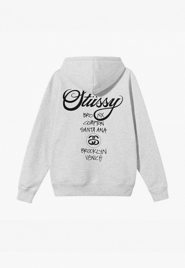 Stussy Толстовка - World Tour Zip Hoodie - фото 5
