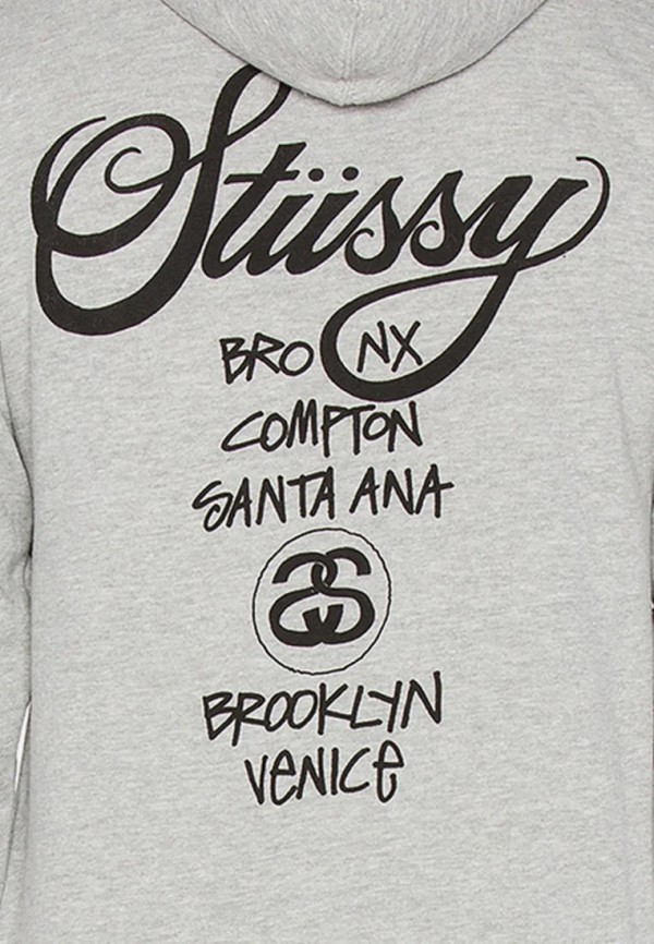 Stussy Толстовка - World Tour Zip Hoodie - фото 3