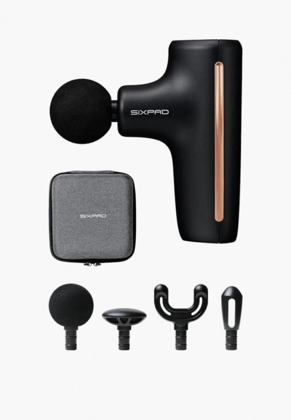 SixPad Массажер для тела, плеч и шеи - Перкуссионный Power Gun Active, 4 насадки - фото 1