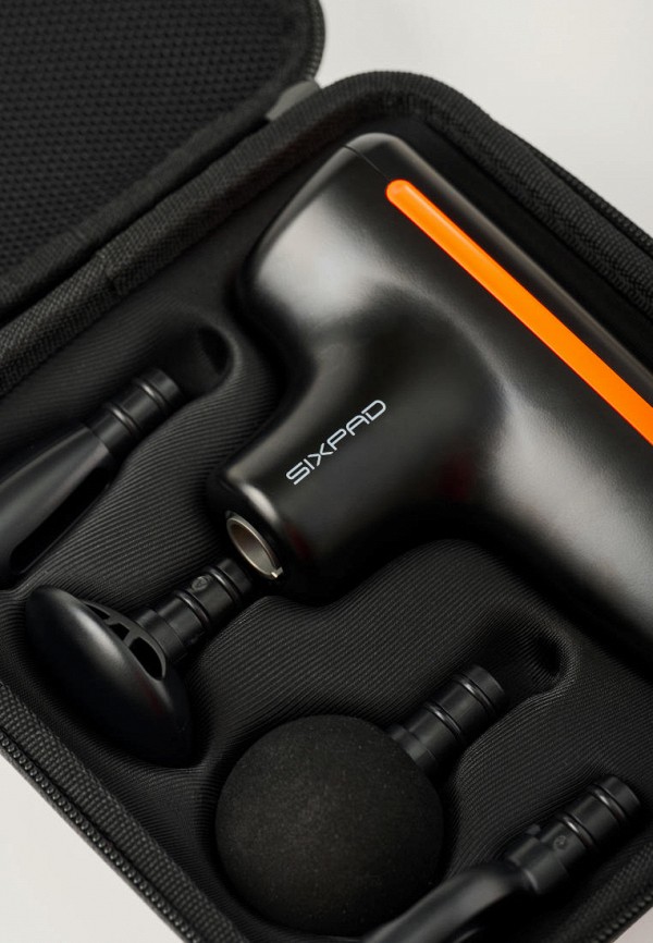 SixPad Массажер для тела, плеч и шеи - Перкуссионный Power Gun Active, 4 насадки - фото 2