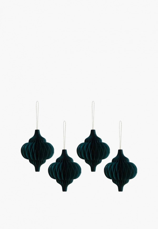 Divnaya Iva Набор елочных украшений - на магните, 4 шт., 12x10 см - фото 1