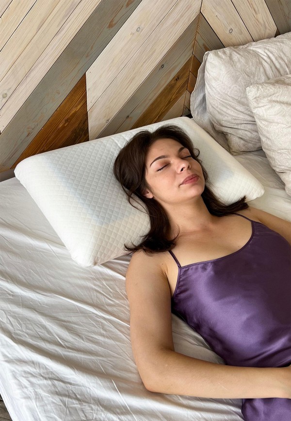 SkyDreams Подушка анатомическая - с охлаждающим гелем, высота 14 см - фото 3