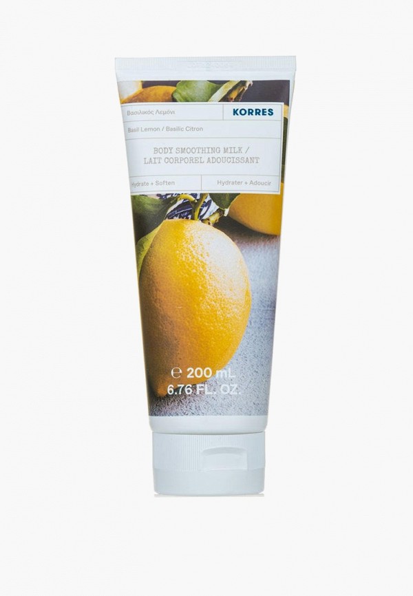 Korres Молочко для тела - Basil Lemon Body Milk - фото 1