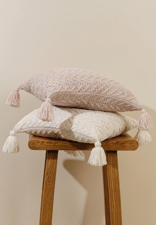 Divnaya Iva Наволочка декоративная - пудровая, 45х45 см - фото 6