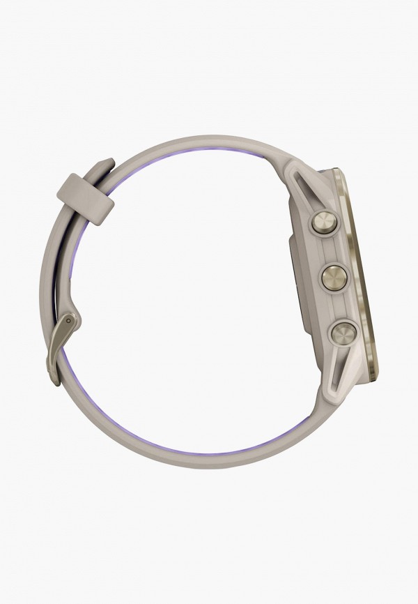 Garmin Смарт-часы - Forerunner 970 серые, золотистый титановый безель, с серым/индиго ремешком - фото 5