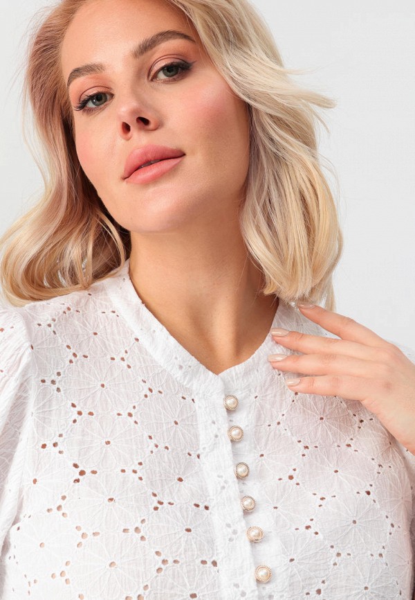 Блуза Mio Imperatrice, цвет: белый, XD001XW00KKT — купить в интернет ...