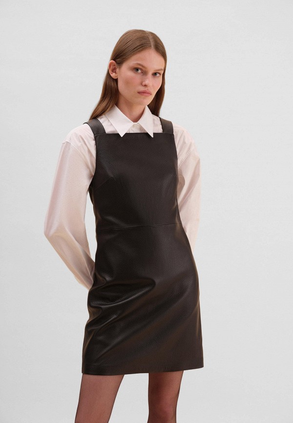 Present & Simple Платье кожаное - фото 1