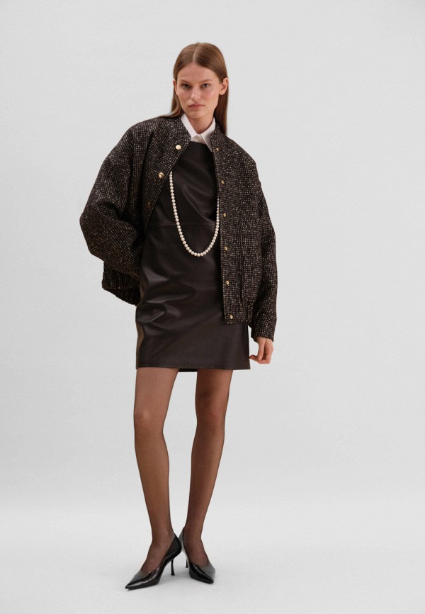 Present & Simple Платье кожаное - фото 2