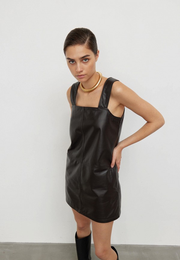 Rooth Платье кожаное - фото 3