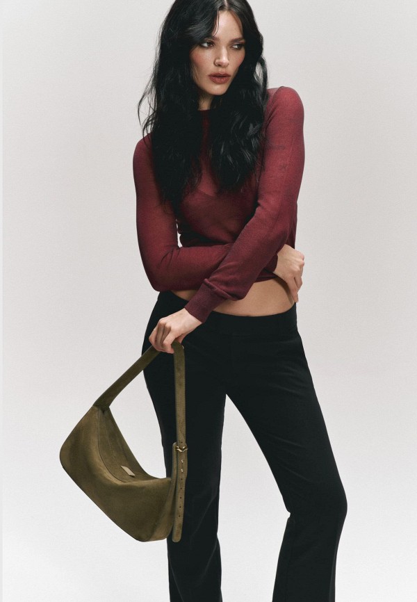 MISA Сумка - Banana Suede Oliva - фото 2