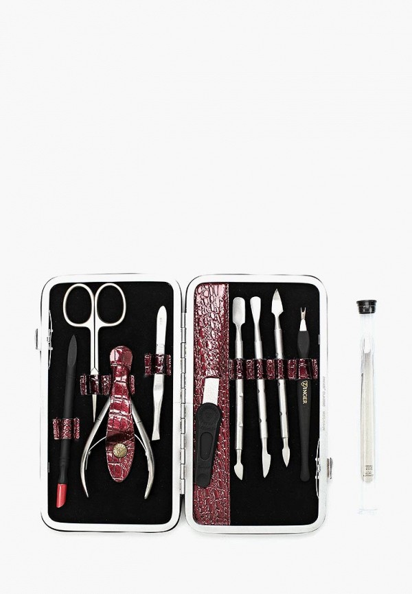 Zinger Набор маникюрный - профессиональный, zMSFE 101-SM, 9 предметов - фото 1