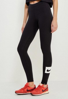 Леггинсы, Nike, цвет: черный. Артикул: NI464EWAAFH1. Одежда / Брюки
