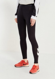 Леггинсы, Nike, цвет: черный. Артикул: NI464EWUHG74. Одежда / Брюки