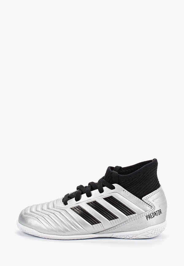 

Бутсы зальные adidas, Серебряный, PREDATOR 19.3 IN J