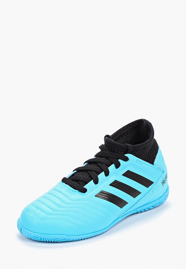 

Бутсы зальные adidas, Голубой, PREDATOR 19.3 IN J