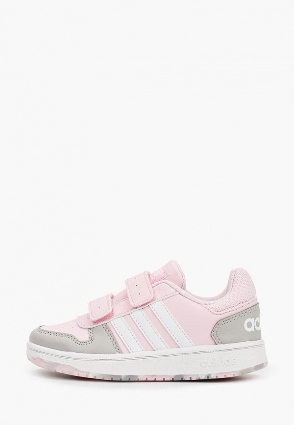 

Кеды adidas, Розовый, HOOPS 2.0 CMF C