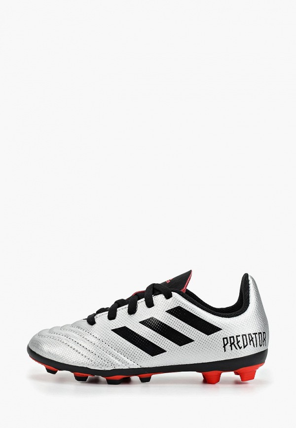 

Бутсы adidas, Серебряный, PREDATOR 19.4 FxG J