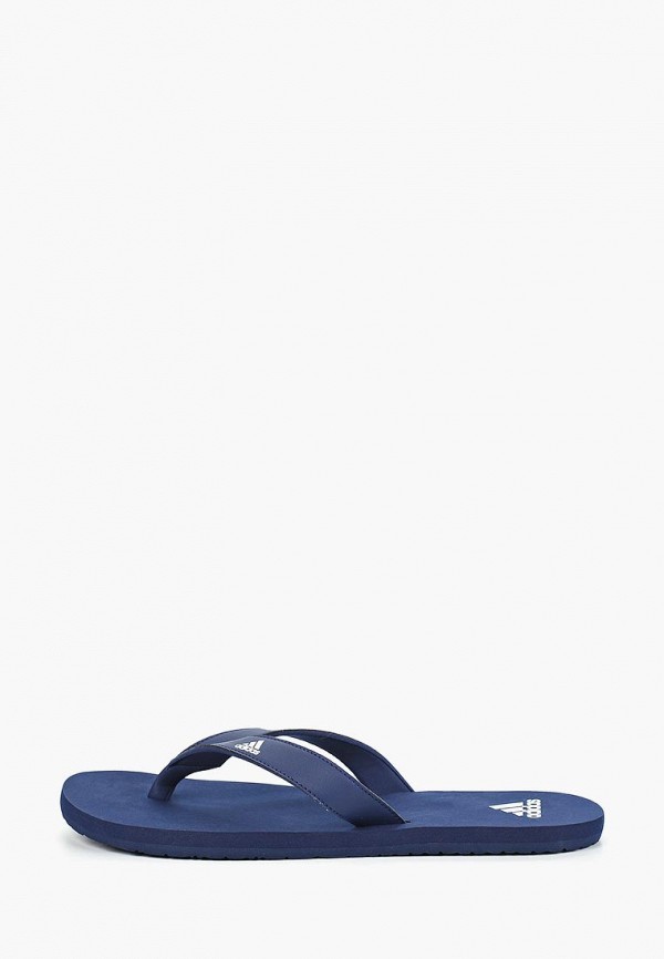 Сланцы adidas синего цвета