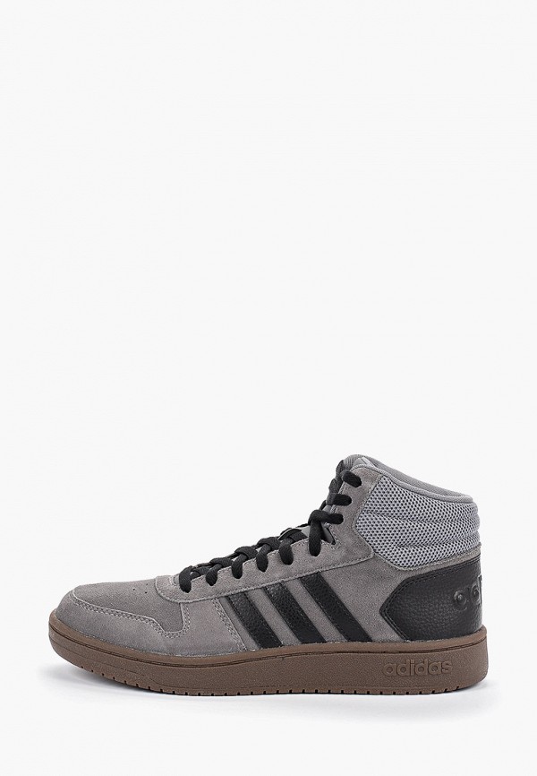 

Кеды adidas, Серый, HOOPS 2.0 MID