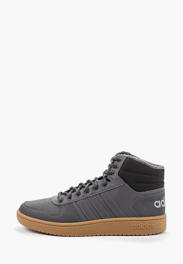 

Кеды adidas, Серый, HOOPS 2.0 MID
