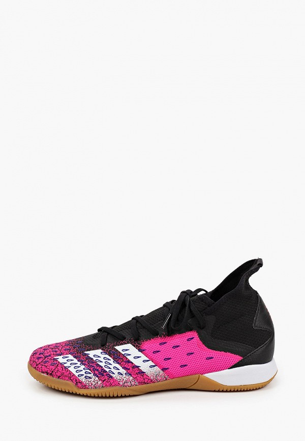 

Бутсы зальные adidas, Розовый, PREDATOR FREAK .3 IN