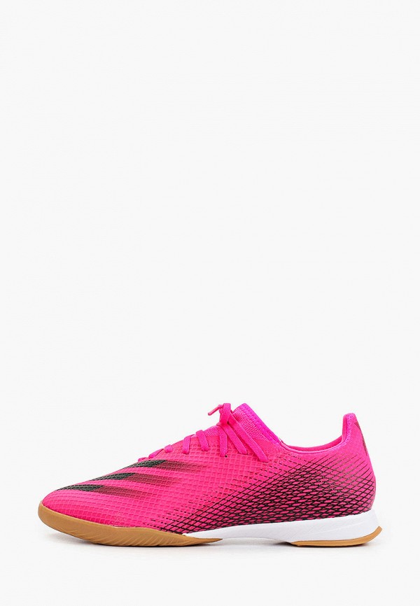 

Бутсы зальные adidas, Розовый, X GHOSTED.3 IN
