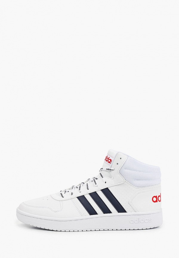 

Кеды adidas, Белый, HOOPS 2.0 MID