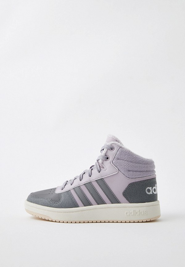 

Кеды adidas, Разноцветный, HOOPS 2.0 MID