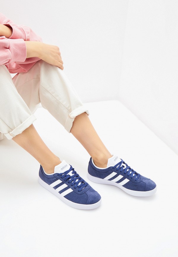 

Кеды adidas, Синий, VL COURT 2.0