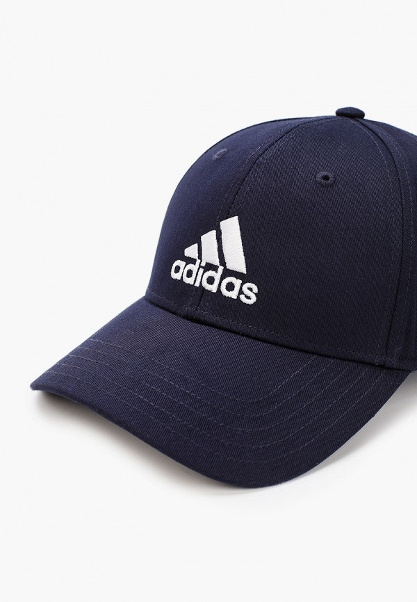 

Бейсболка adidas, Синий, BBALL CAP COT