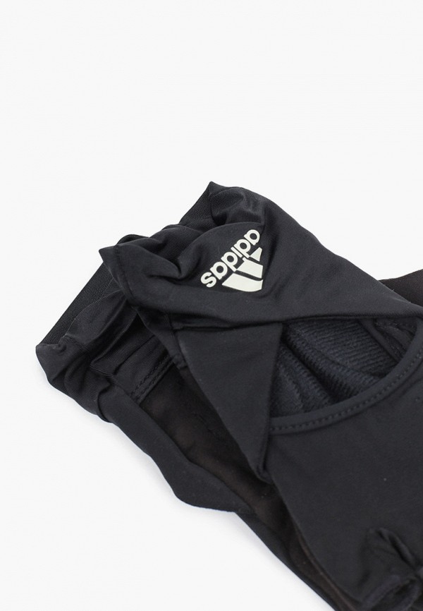 Перчатки для фитнеса adidas черный, размер 22, фото 2